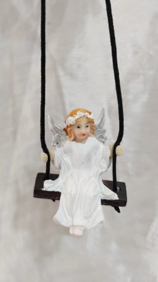 Hanging Angel Poly Marble Statue - 3 Inch
