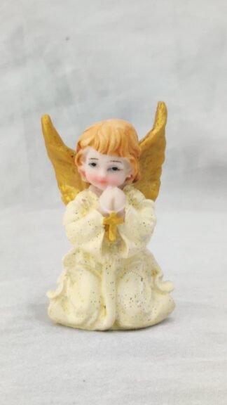 Angel Poly Marble Statue - 4.5 Inch