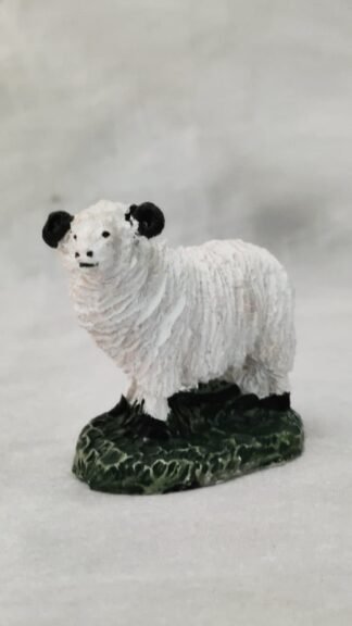 Poly Marble Sheep Tabletop Statue - 2 Inch