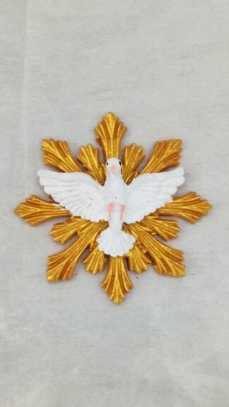 Italian Poly Marble Holy Spirit Statue - 3 Inch diameter