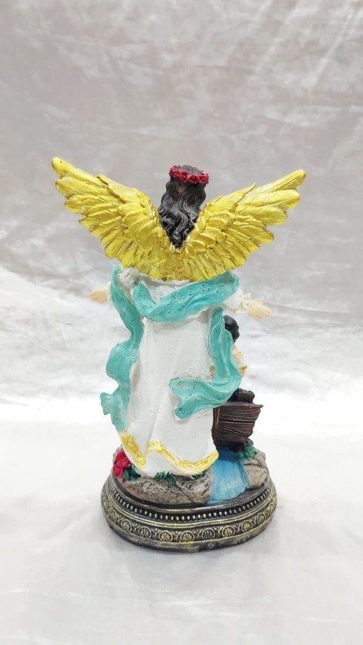 Angel Poly Marble Statue - 8 Inch - Image 5
