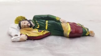 Sleeping Saint Joseph Poly Marble Statue - 4 Inch