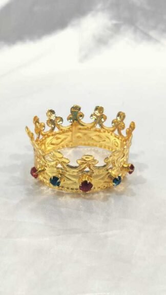 Diameter Gold plated crown - 2 Inch